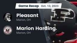 Recap: Pleasant  vs. Marion Harding  2023