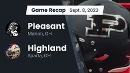 Recap: Pleasant  vs. Highland  2023