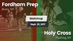 Matchup: Fordham Prep vs. Holy Cross  2017