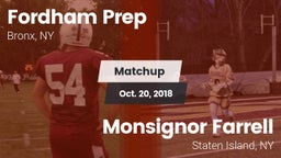 Matchup: Fordham Prep vs. Monsignor Farrell  2018