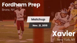 Matchup: Fordham Prep vs. Xavier  2019