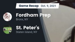 Recap: Fordham Prep  vs. St. Peter's  2021