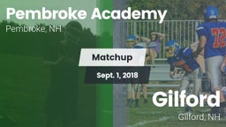 Matchup: Pembroke vs. Gilford  2018