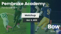 Matchup: Pembroke vs. Bow  2019