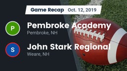 Recap: Pembroke Academy vs. John Stark Regional  2019
