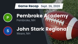 Recap: Pembroke Academy vs. John Stark Regional  2020