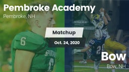 Matchup: Pembroke vs. Bow  2020