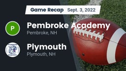 Recap: Pembroke Academy vs. Plymouth  2022