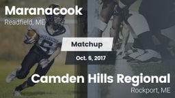 Matchup: Maranacook vs. Camden Hills Regional  2017