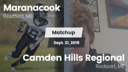 Matchup: Maranacook vs. Camden Hills Regional  2018