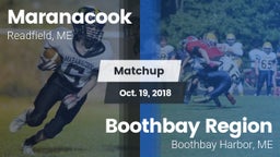 Matchup: Maranacook vs. Boothbay Region  2018