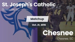 Matchup: St. Joseph's Catholi vs. Chesnee  2016