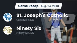 Recap: St. Joseph's Catholic  vs. Ninety Six  2018