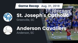 Recap: St. Joseph's Catholic  vs. Anderson Cavaliers  2018