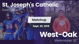 Matchup: St. Joseph's Catholi vs. West-Oak  2019