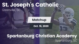 Matchup: St. Joseph's Catholi vs. Spartanburg Christian Academy  2020