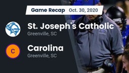 Recap: St. Joseph's Catholic  vs. Carolina  2020