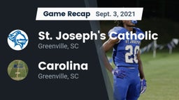 Recap: St. Joseph's Catholic  vs. Carolina  2021