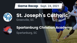 Recap: St. Joseph's Catholic  vs. Spartanburg Christian Academy  2021