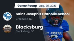 Recap: Saint Joseph's Catholic School vs. Blacksburg  2023