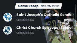Recap: Saint Joseph's Catholic School vs. Christ Church Episcopal School 2022