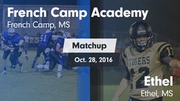 Matchup: French Camp Academy vs. Ethel  2016