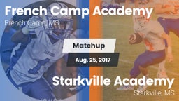Matchup: French Camp Academy vs. Starkville Academy  2017
