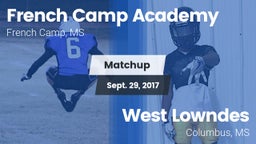 Matchup: French Camp Academy vs. West Lowndes  2017