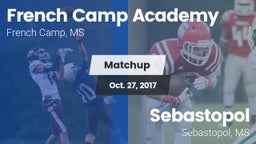 Matchup: French Camp Academy vs. Sebastopol  2017