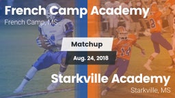 Matchup: French Camp Academy vs. Starkville Academy  2018