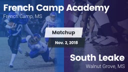 Matchup: French Camp Academy vs. South Leake  2018