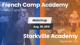 Matchup: French Camp Academy vs. Starkville Academy  2019