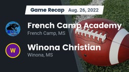 Recap: French Camp Academy  vs. Winona Christian  2022