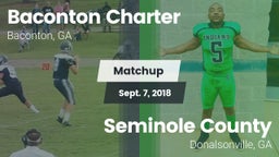 Matchup: Baconton Charter vs. Seminole County  2018
