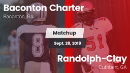 Matchup: Baconton Charter vs. Randolph-Clay  2018