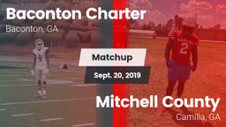 Matchup: Baconton Charter vs. Mitchell County  2019