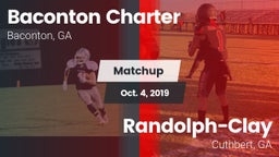 Matchup: Baconton Charter vs. Randolph-Clay  2019