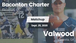 Matchup: Baconton Charter vs. Valwood  2020