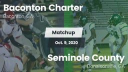 Matchup: Baconton Charter vs. Seminole County  2020