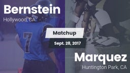 Matchup: Bernstein vs. Marquez  2017