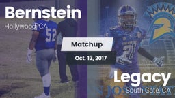 Matchup: Bernstein vs. Legacy  2017
