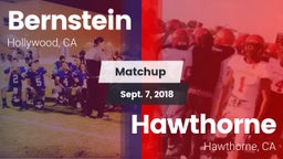 Matchup: Bernstein vs. Hawthorne  2018