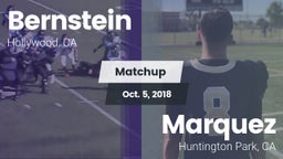 Matchup: Bernstein vs. Marquez  2018