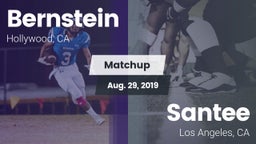 Matchup: Bernstein vs. Santee  2019