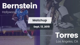 Matchup: Bernstein vs. Torres  2019