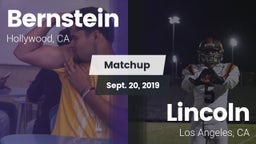 Matchup: Bernstein vs. Lincoln  2018