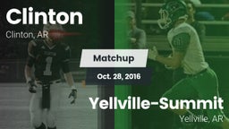 Matchup: Clinton vs. Yellville-Summit  2016