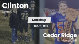 Matchup: Clinton vs. Cedar Ridge  2019