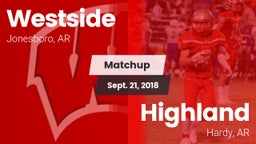 Matchup: Westside vs. Highland  2018