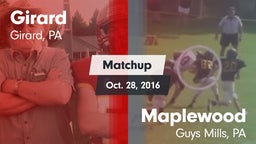 Matchup: Girard vs. Maplewood  2016